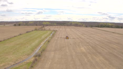 tractor crop dusting rear wide