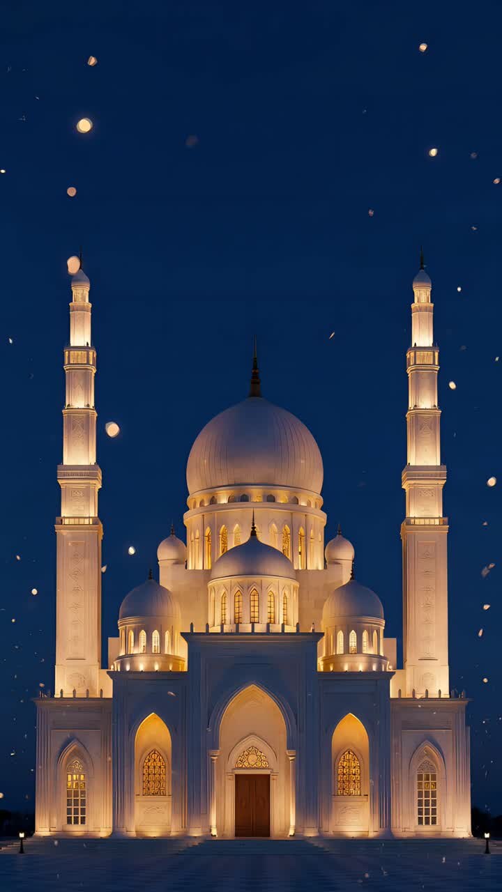 Eid al-Adha Moschea Sfondo islamico 4K