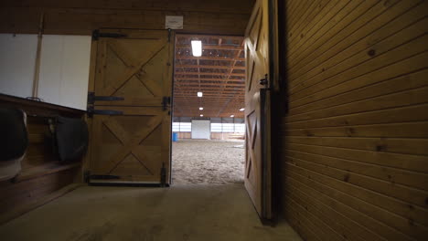 Large-wooden-horse-training-facility