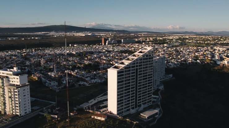 Querétaro, uma cidade moderna vista do alto