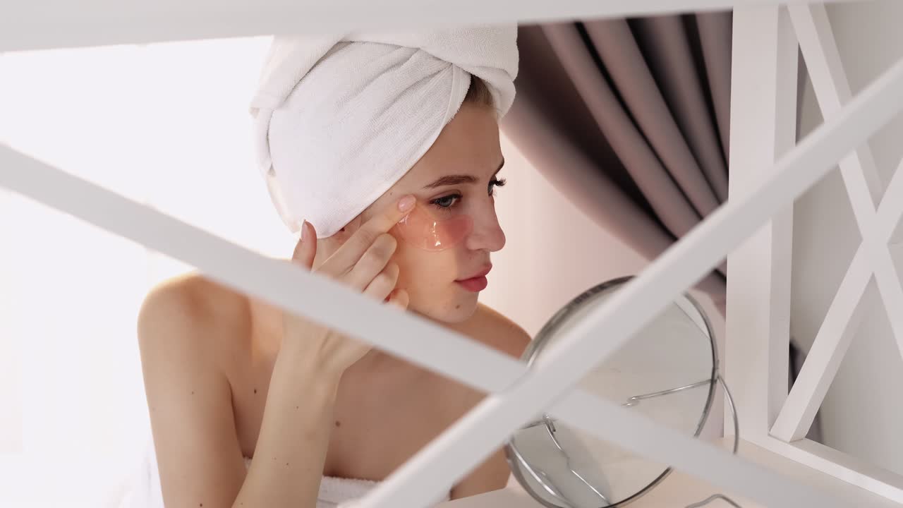 눈 아래 수분 콜라겐 패드 여성 패치