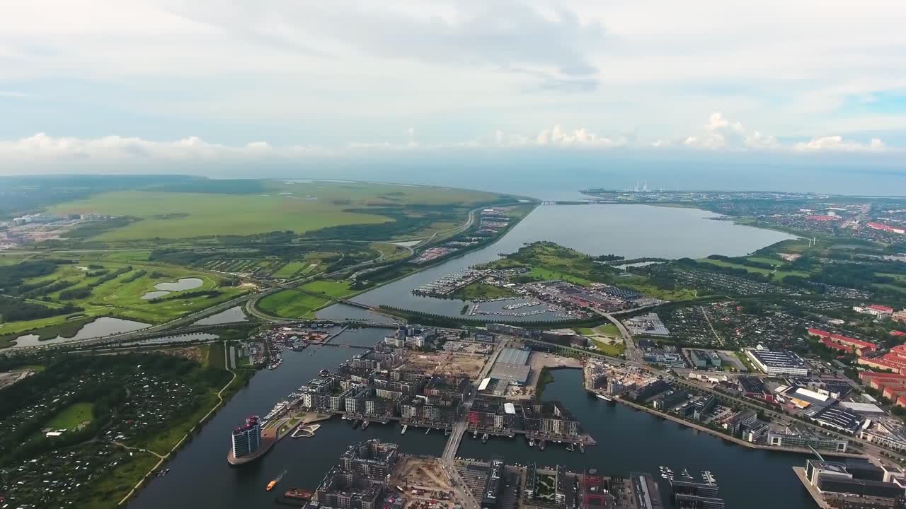 코펜하겐 의 도시 에 대한 공중 사진