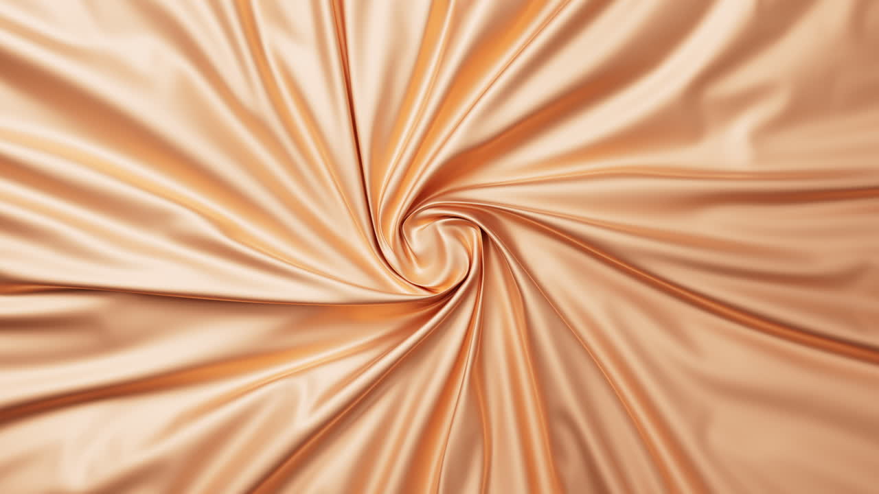 tela suave con forma giratoria, representación en 3d.