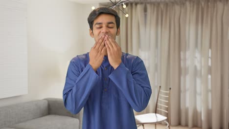 Cute-Indian-man-giving-flying-kisses