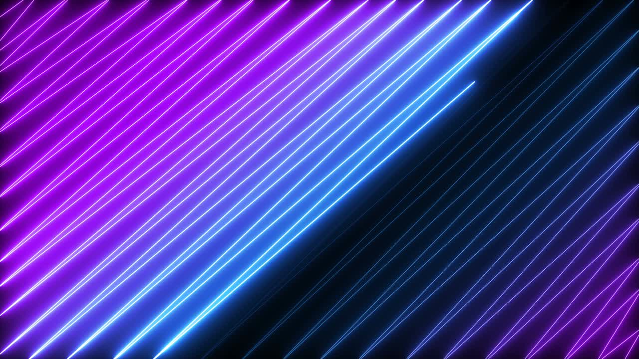 luz de neón en zigzag animada bucle sin costuras fondo gráfico de movimiento moderno