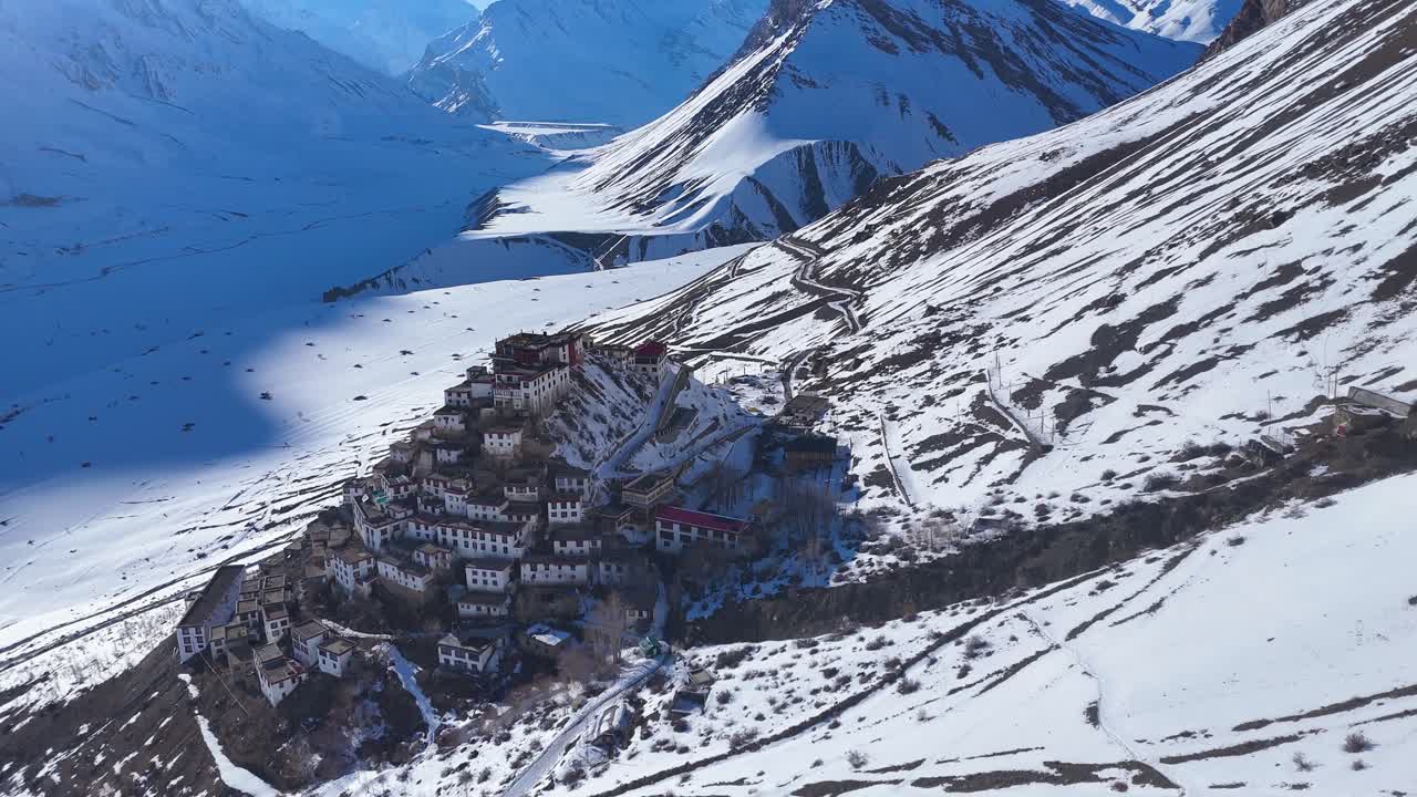 Stunning Himalayan Monastery in Winter