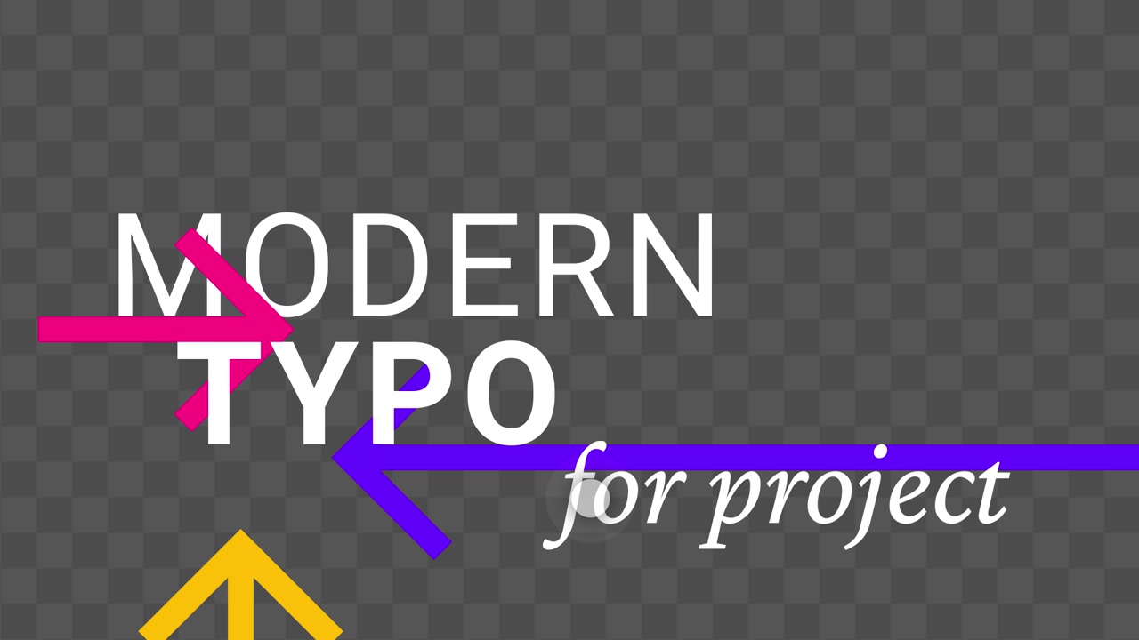 Tipografía Moderna Elegante 01 Adobe Premiere Pro 2023 Resolución 3840×2160