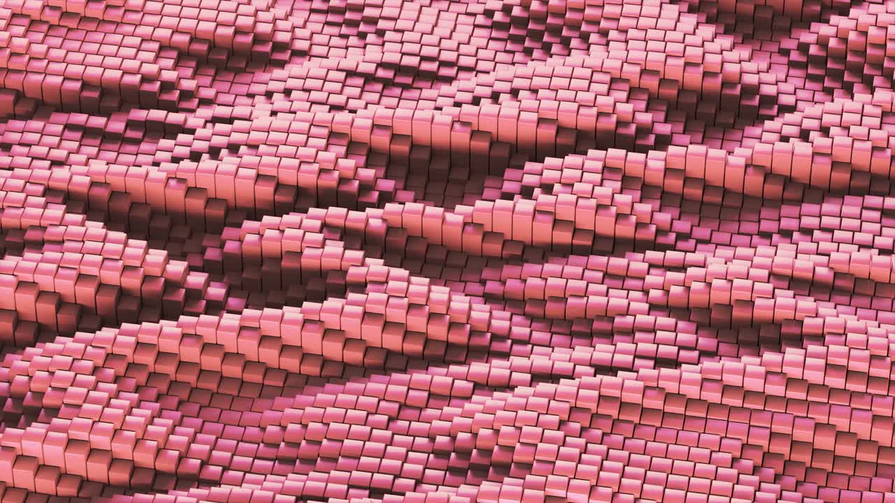 el colorido bucle cuadrado ondulante