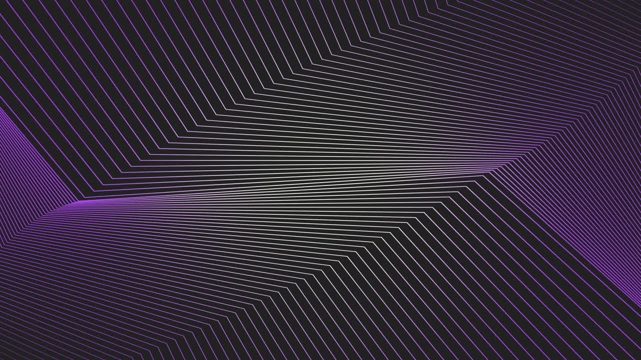 Dynamic swirls captivating white lines on purple background