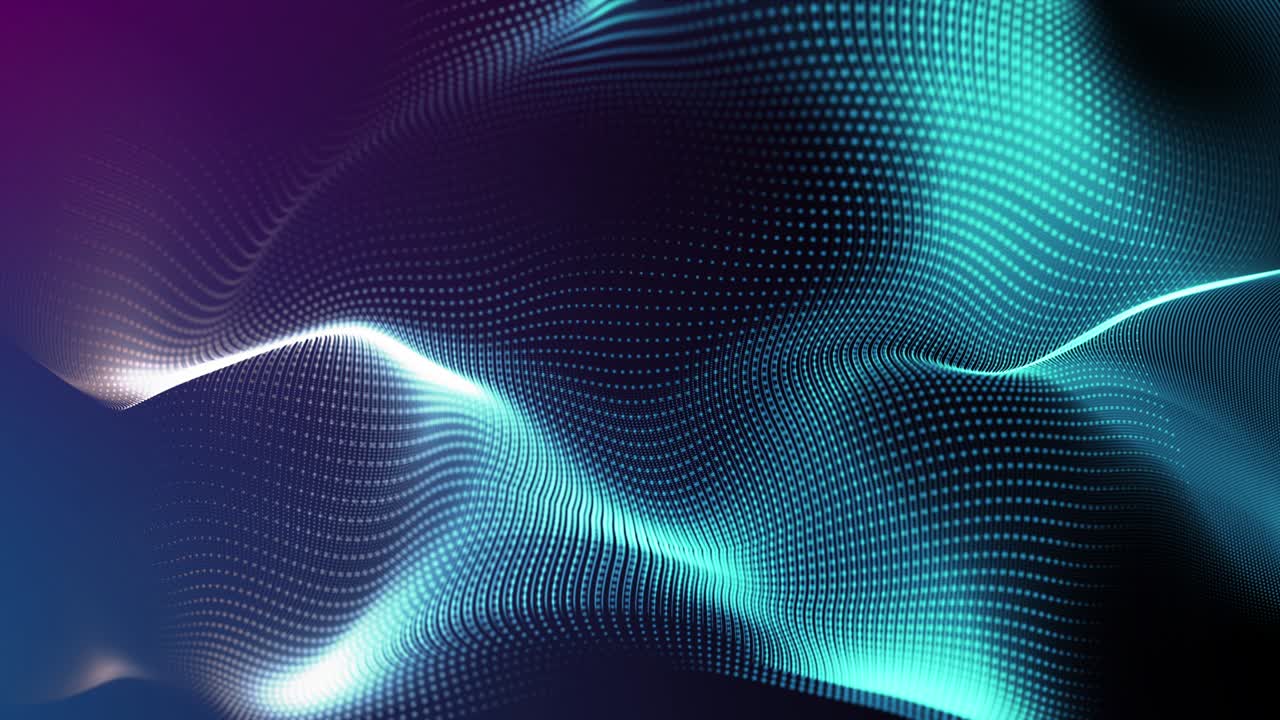 Electric power light energy line wave fabric motion blur, big cloud data online digital world technology background, 3D futuristic iot neon vibrant light abstract cyber space background