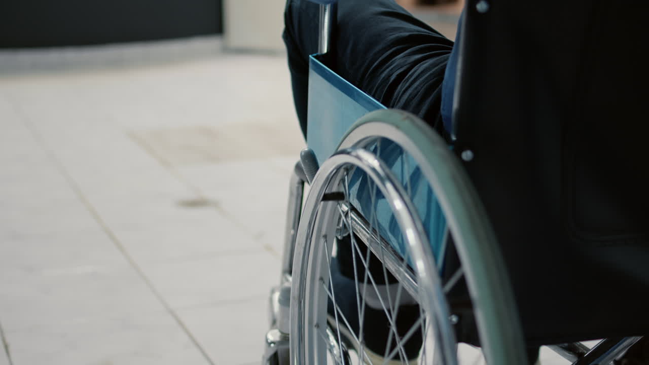 Close-up of a Wheelchair