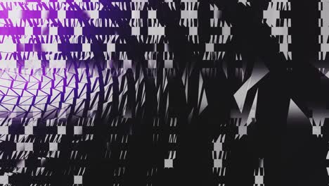 kaleidoscopio en movimiento. gráficos en movimiento de 4k