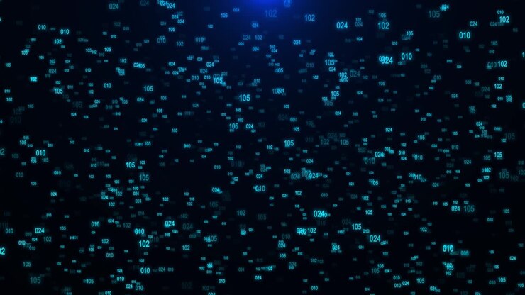 Digital big data technology data processing science abstract background data flow analyzing