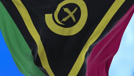 seamless loop of vanuatu flag.