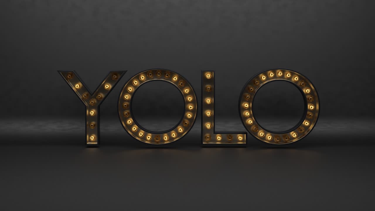 욜로의 멋진 3d 애니메이션 렌더링은 무작위 루프에서 표시 기호가 한 번만 표시됩니다.