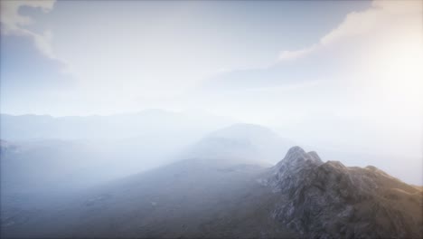 Volcano-Crater-Landscape-with-Fog