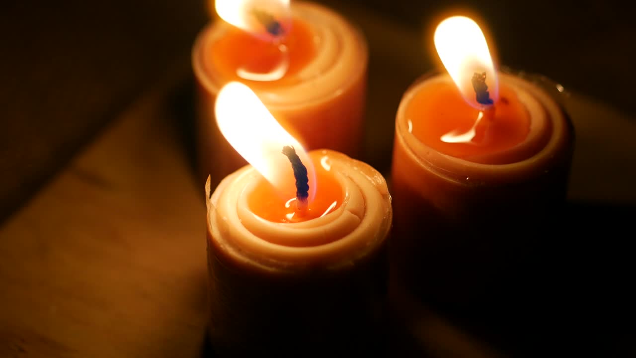 близкий снимок свечи