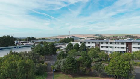 parque en newhaven, inglaterra ciudad en el sur del reino unido, avión no tripulado