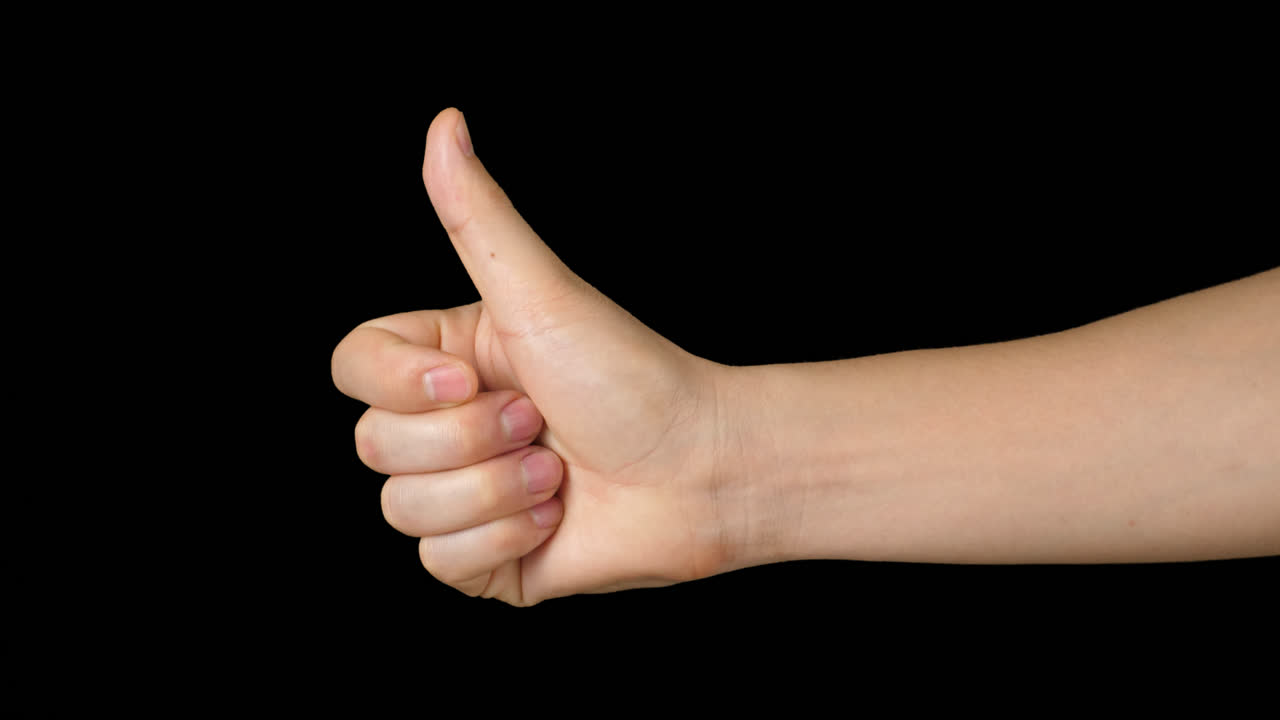 엄지손가락 제스처