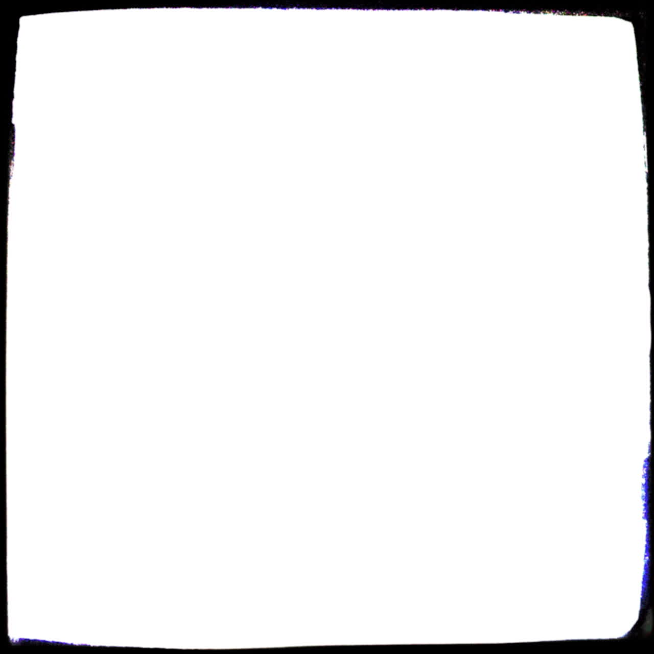 Blank White Picture Frame