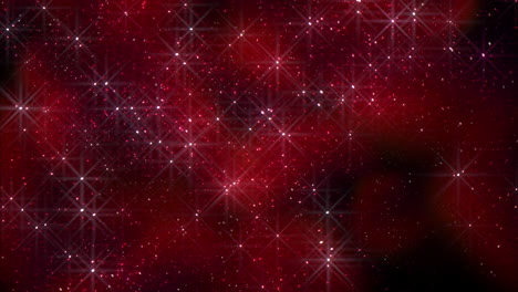 stellar red and black background with stars