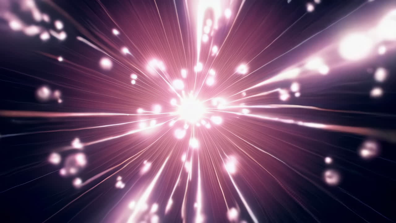 Abstract Explosion in Space