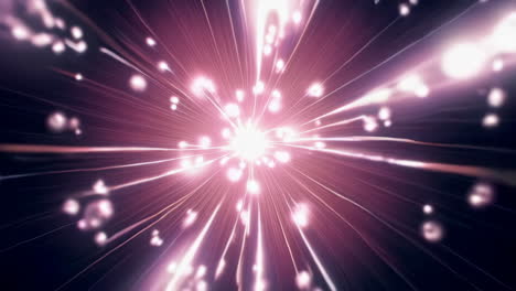 explosión abstracta en el espacio