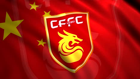 hebei china fortune football club flag