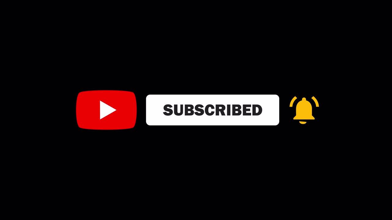 Animazione del pulsante di iscrizione e della campanella di notifica di YouTube