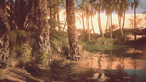 oasis en el desierto