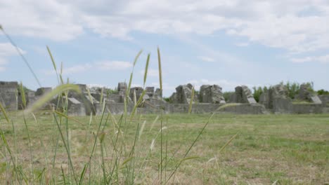 roman ruins from the ancient province capital of dalmatia. salona, croatia, clip 10