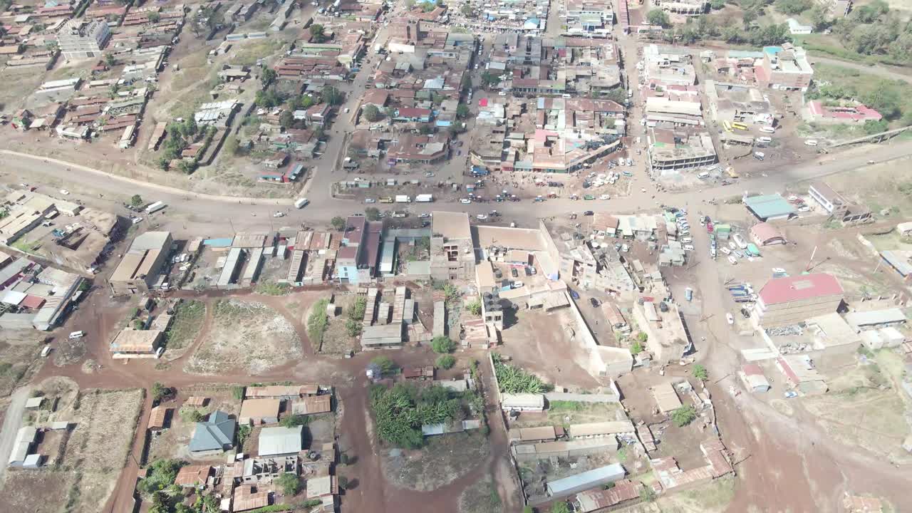 Vista aerea di Loitokitok, Kenya