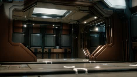 túnel de ciencia ficción o corredor de naves espaciales