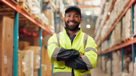warehouse worker portrait