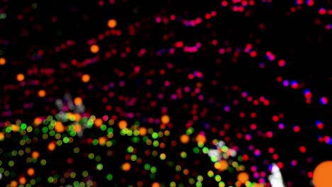 hermoso bokeh en el fondo oscuro borroso por la noche. concepto de abstracto.