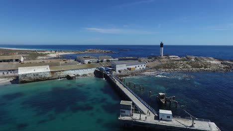 el puerto de doringbaai en la costa oeste de sudáfrica