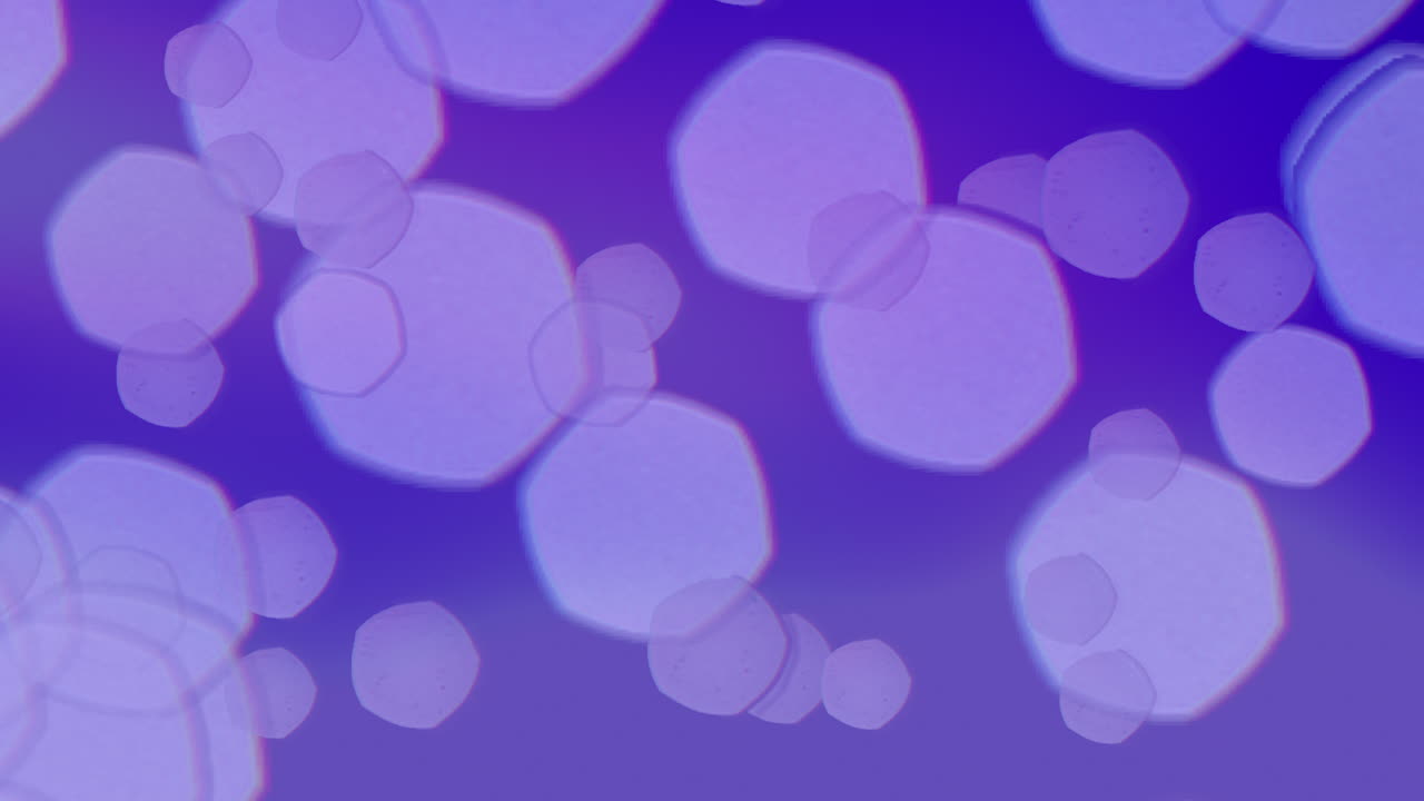 Vibrant floating circles in a mesmerizing pattern