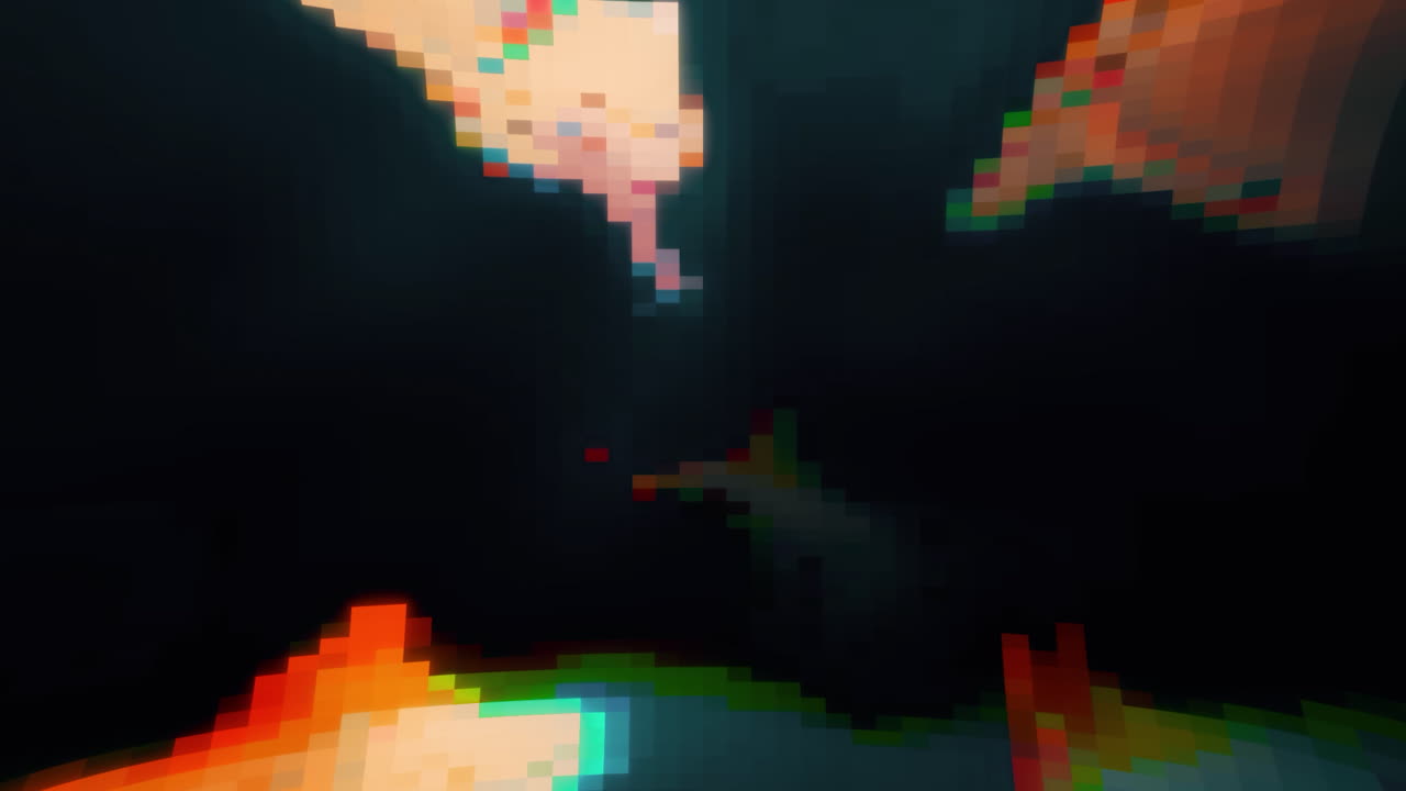 arte abstracto pixelado