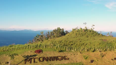 Caningag-Mountain-Park-Overlooking-Blue-Seascape-In-San-Ricardo,-Southern-Leyte,-Philippines