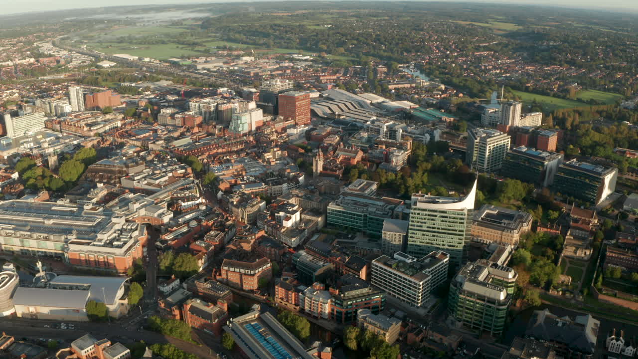 lento establecimiento de tiro aéreo hacia la lectura central de reino unido