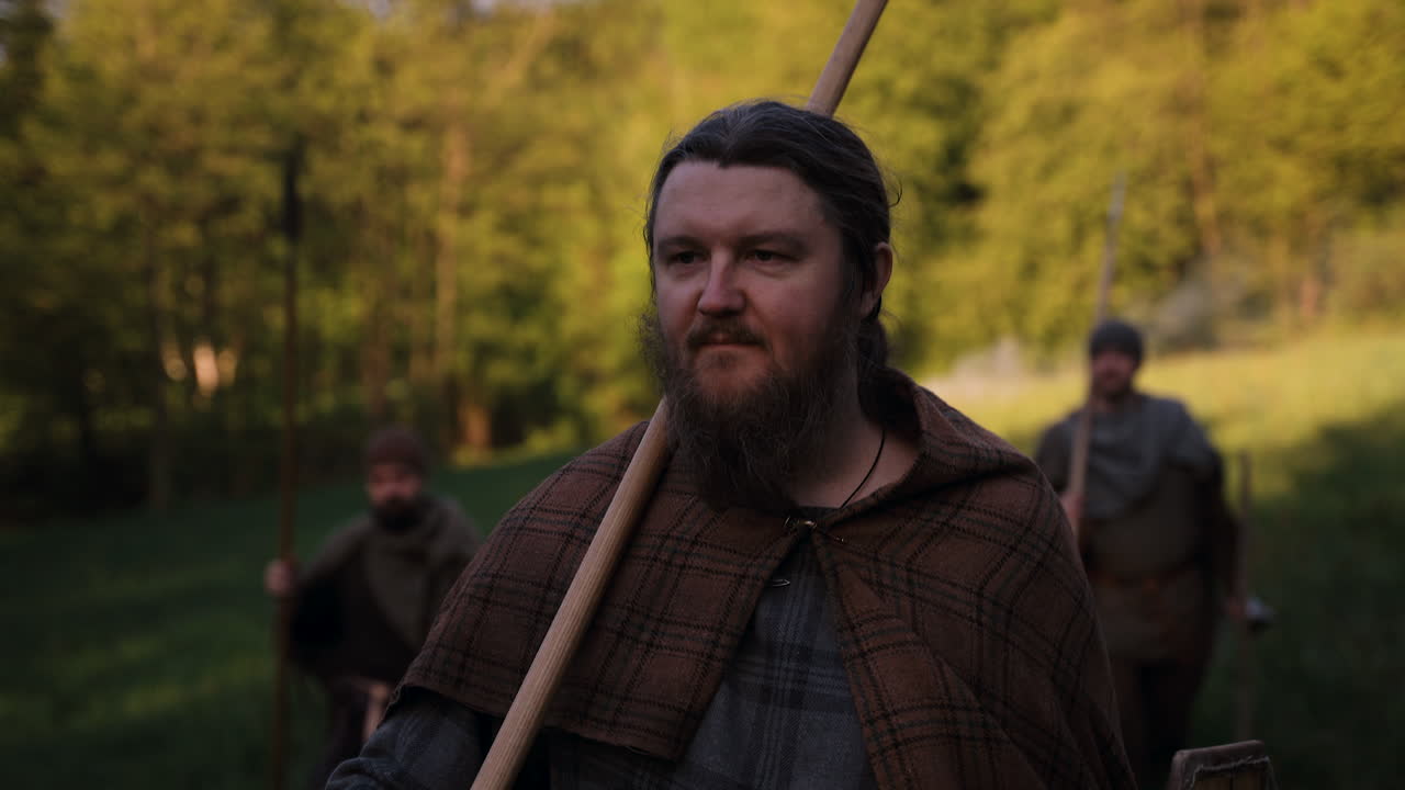 Medieval Warrior in the Forest