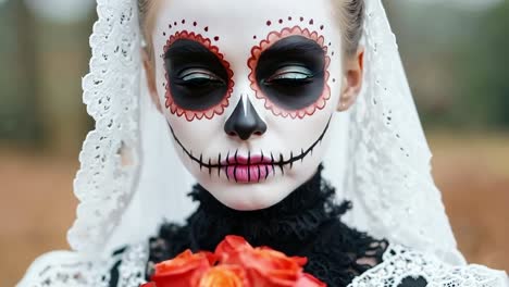 a woman in a wedding dress holding a bouquet of roses