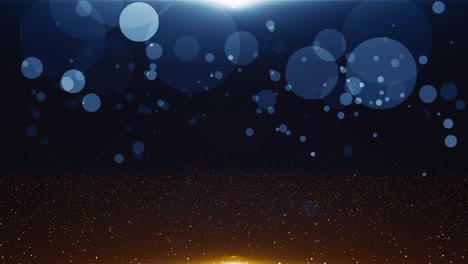 particles blue orange event game trailer titles cinematic concert stage background loop