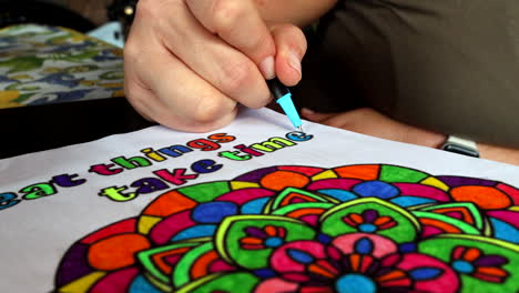 libro de colorear para adultos - diseño de mandala