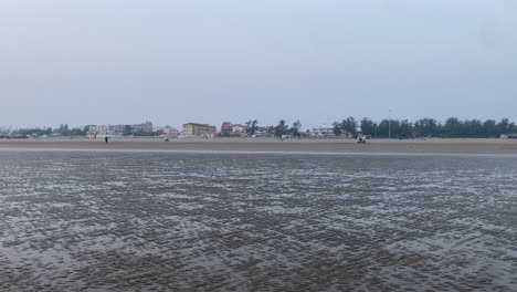 Imágenes-Aéreas-De-La-Playa-De-Digha-En-La-Costa-Occidental-India-De-Bengala-Occidental-India