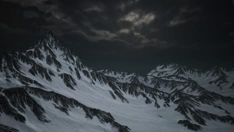 Mountains-in-Evening-Cloudy-Sky