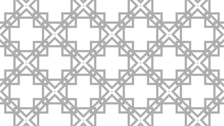 Graphic pattern in black and white with stroboscopic and hypnotic effect, while increasing in size and then reducing it.