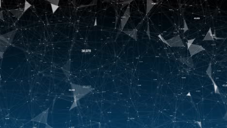 background connected simulating a spatial neural system of a technological virtual environment