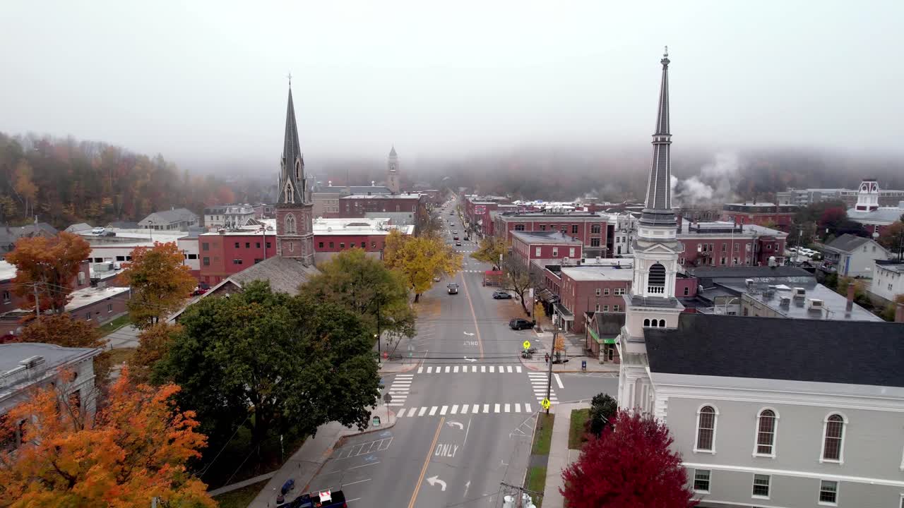 몬트필리어 버몬트 공중의 교회 첨탑
