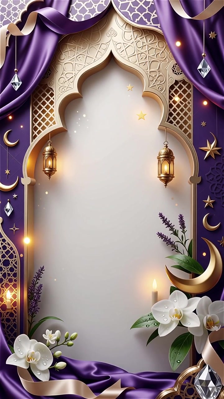 Compleanno del Profeta Maometto Mawlid al-Nabi Sfondo Islamico